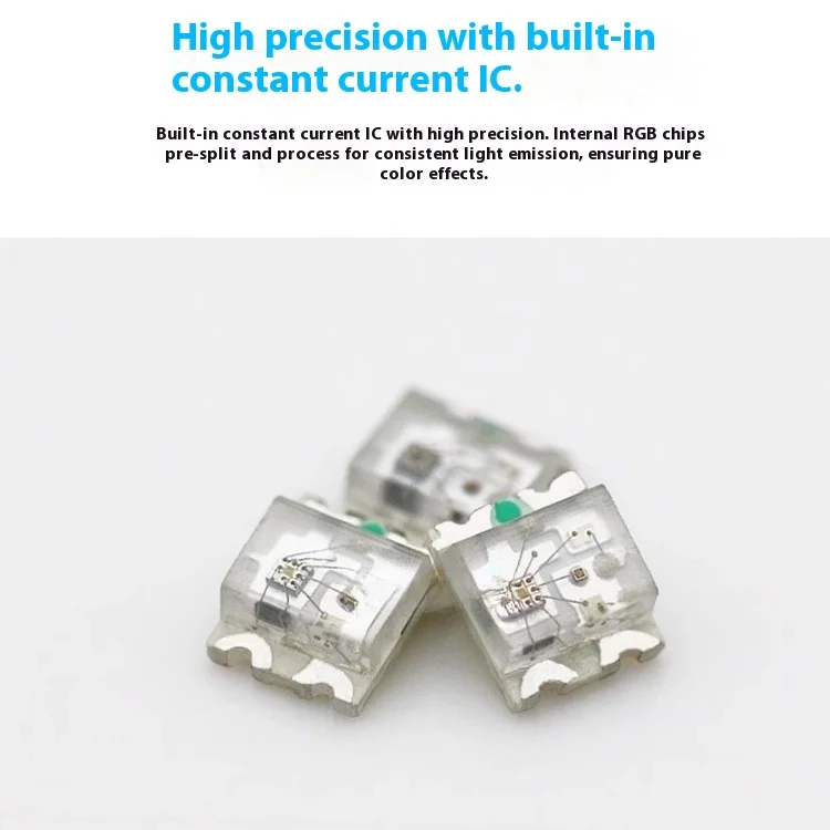 WS2812B 2020 RGB LED 5V Programmable Light Beads 0807 4-Pin Addressable  painel de led Tape packaging