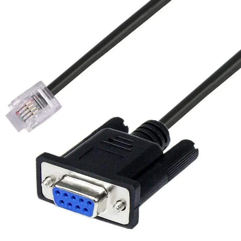 6FT DB9 Female RS232 to RJ11 6P4C Serial Console Cable for APC AP7800 AP7900 RS232 940-0144A