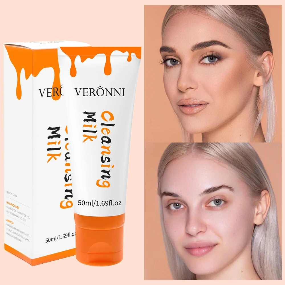 

VERONNI Professional Cream Remover Removal Adhesive Cream Mild Non-irritating Makeup Eraser Deep Face Lips Eye Clean Makeup Tool
