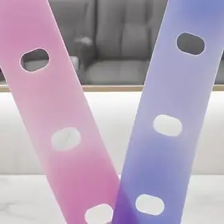 

10Pcs Pink/Blue Perm Silicone Band Heat Resistant Traceless Digital Cold Rods Elastic Rubber Band Hair Rings Styling Tools