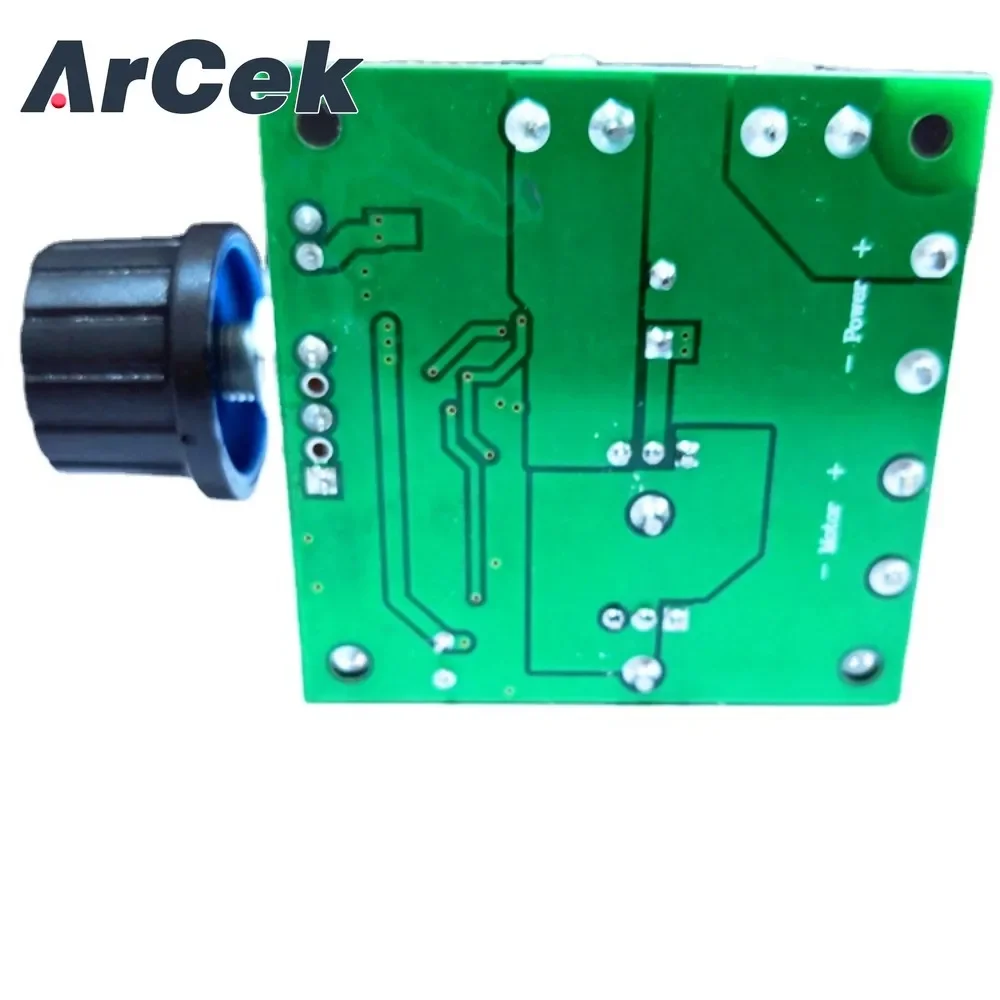 DC 12V-40V 10A PWM DC Motor Speed Control Switch Controller Module Volt Regulator Dimmer 3KHz Frequency Plastic and Metal DIY