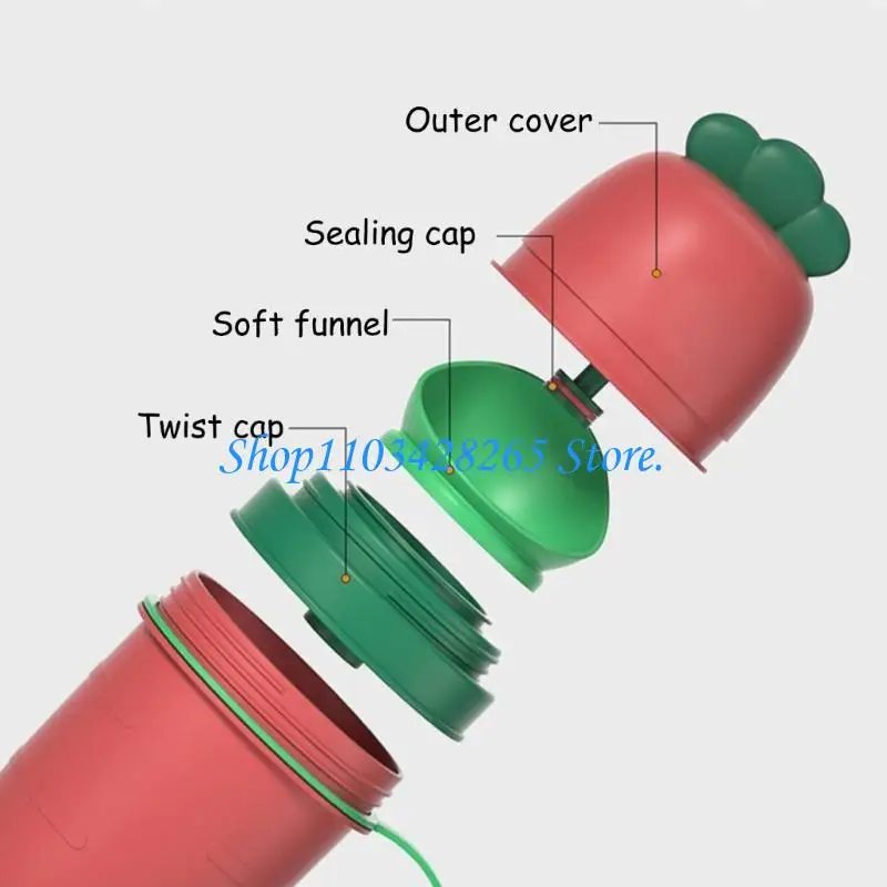 مبولة للتدريب على استخدام المرحاض للأطفال الصغار بسعة كبيرة وقمع ناعم، ترقيات لمرحاض الطوارئ للاستخدام المريح أثناء التنقل G2TE #2