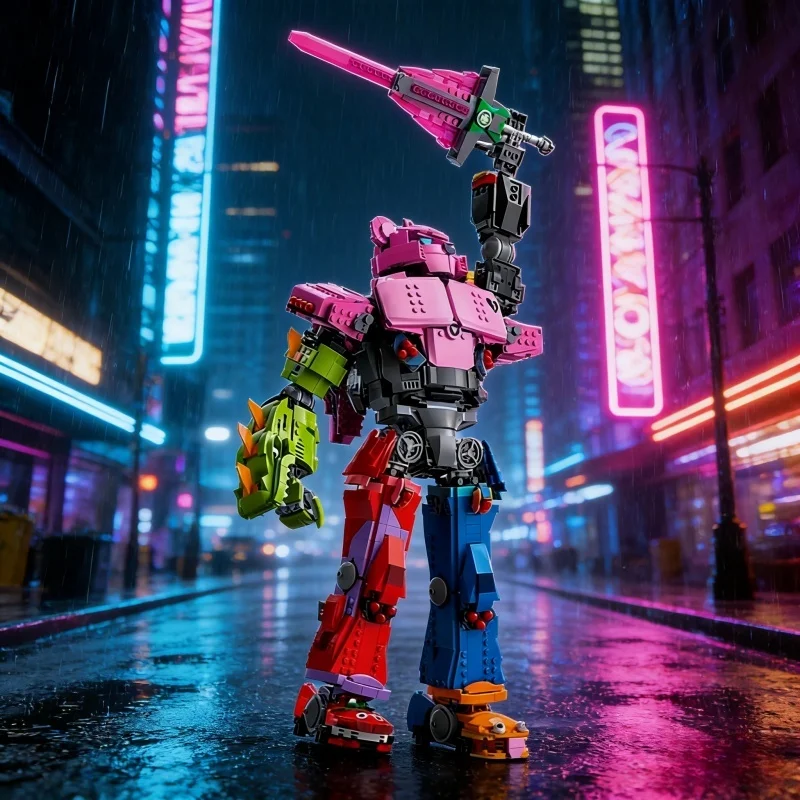 

Новая модель меха-истребителя MOC, 2503 детали, конструктор для дома, подарок для мальчиков и девочек