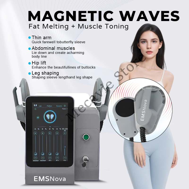 

EMSNova RF 6500W 15 Tes EMS Slimming Machine Body Sculpting High Strength Pelvic Muscle Stimulator Salon Equipment