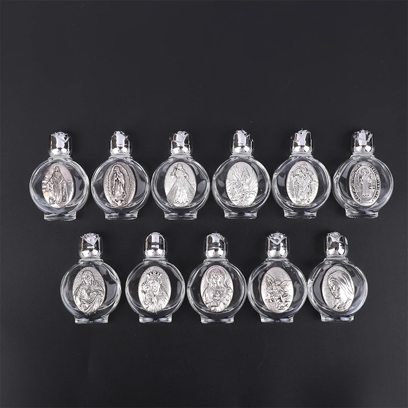 22 Types Of High Quality Holy Water Jesus Bottle Religious Cross Bottle Christian Virgin Sculpture Bottle Holy Water Bottle