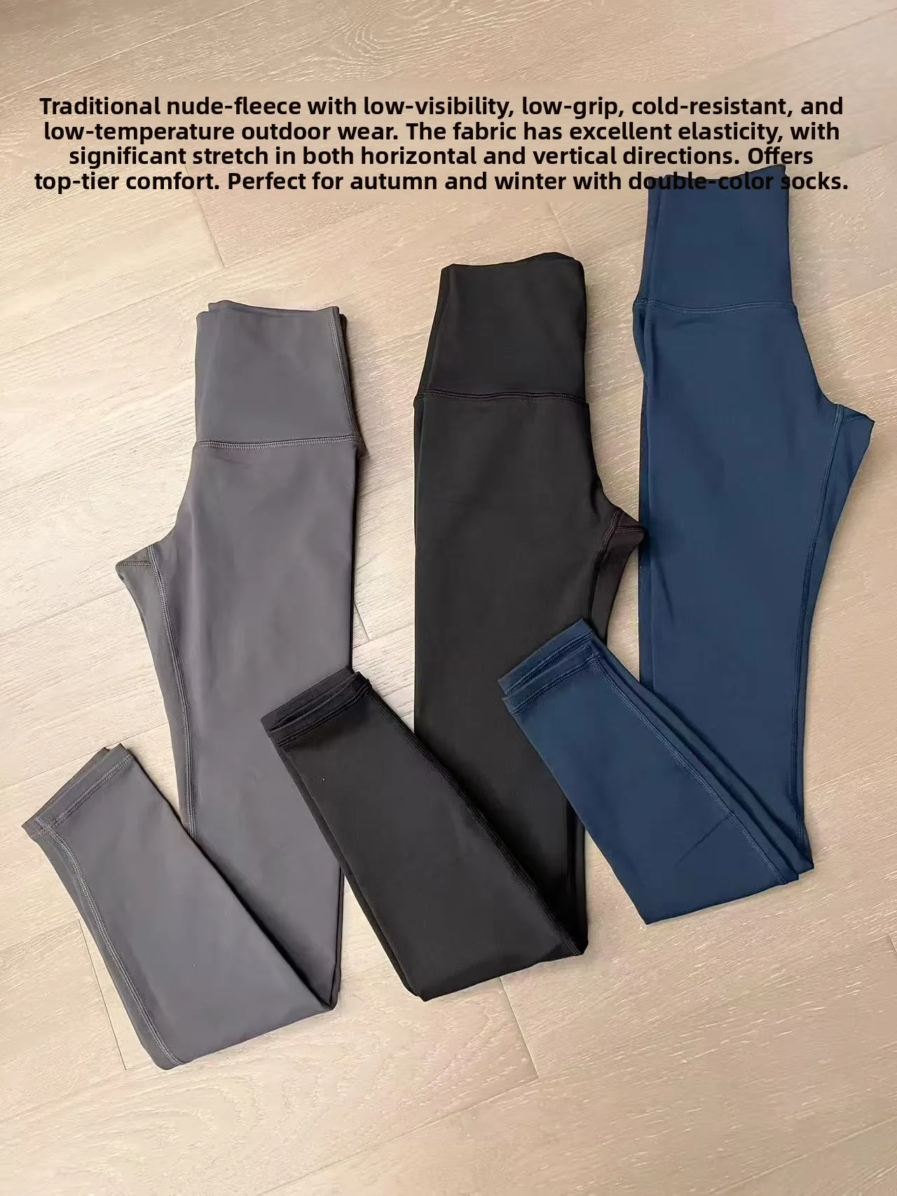 

Wunder Fce Lined Yoga Pants 2500223 High Waist Tummy Control Sweat ng Comfortable Fit Ladies Bot