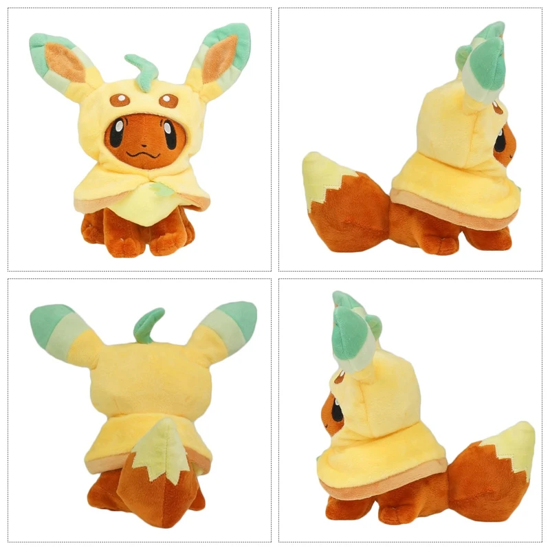 Pokemon Cosplay Plush Toys Pikachu Eevee Cos Umbreon Glaceon Vaporeon Jolteon Espeo Flareon Peluche Stuffed Dolls Birthday Gifts