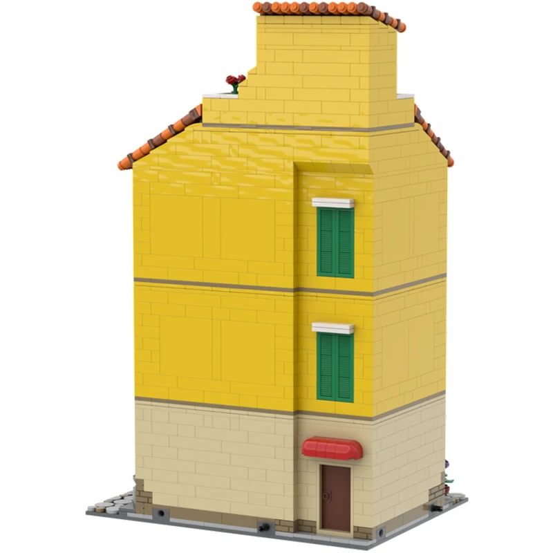 2158PCS MOC Italian Street Series Build 8 Modular Italian Commercial Building DIY Building Blocks Set for Kids Birthday Gift