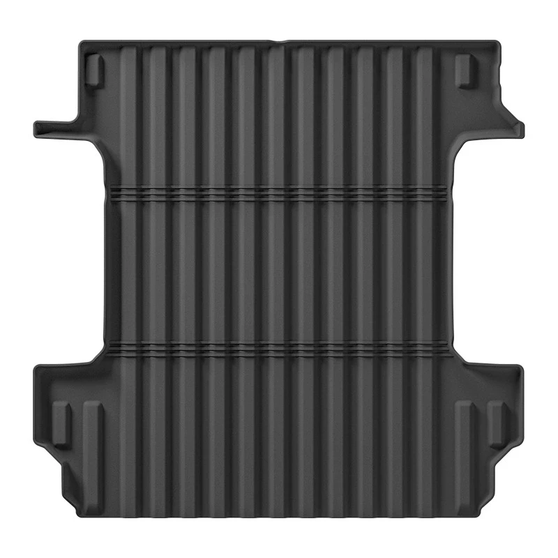 For GMC Sierra Sorod 2019-2025 TPE Car Trunk Mats All Weather Waterproof Anti-Slip Rear Trunk Cargo Liner Anti Dirty Pads