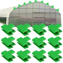 10PCS Greenhouse Film Clamps Garden Shed Row Cover Netting Tunnel Hoop Plastic Clips for Outer Diameter 11cm 16cm Plant Stakes