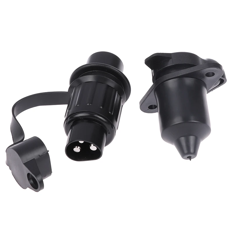 

Trailer Plug Adapter Motorhome Power Cord Socket Connector Plug Socket 3-pin European-Style Car Trailer Adapter Truck