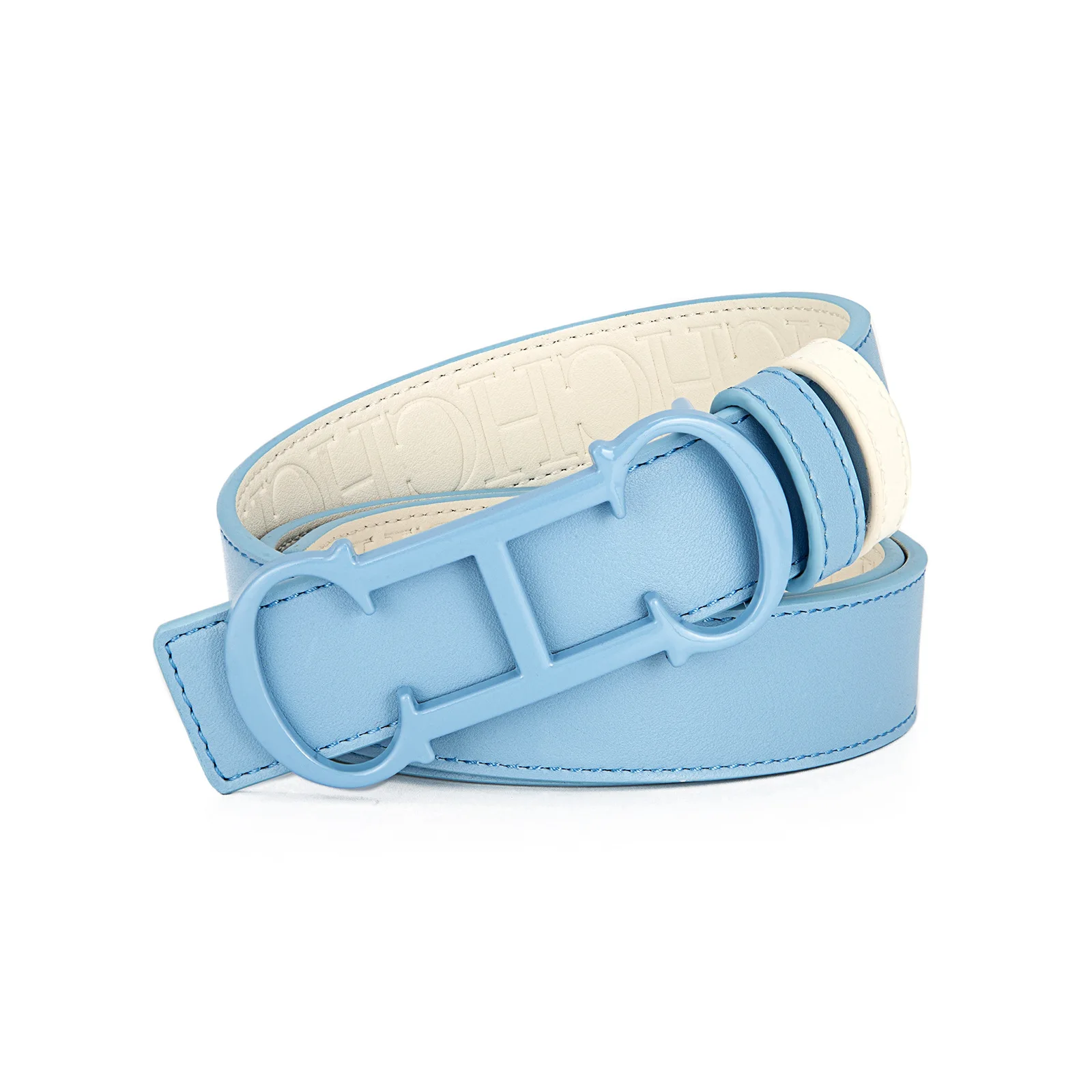Omkeerbare damesriem, 2 maten, dubbelzijdig lederen tailleband, geschenkdoos, comfortabele, veelzijdige riem voor damesmode