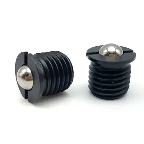 2pcs M5 M6 M8 M10 M12 M16 Flange type Ball plunger Press-in thread type Ball head bead Step with screw Bow pin Carbon steel