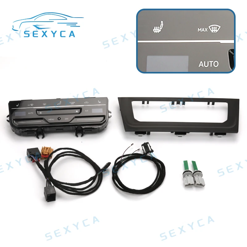 Automatic LCD Touch Screen Air Conditioning Panel Automatic AC Conditioner Switch for VW MQB Golf 7 Passat B8 T-roc