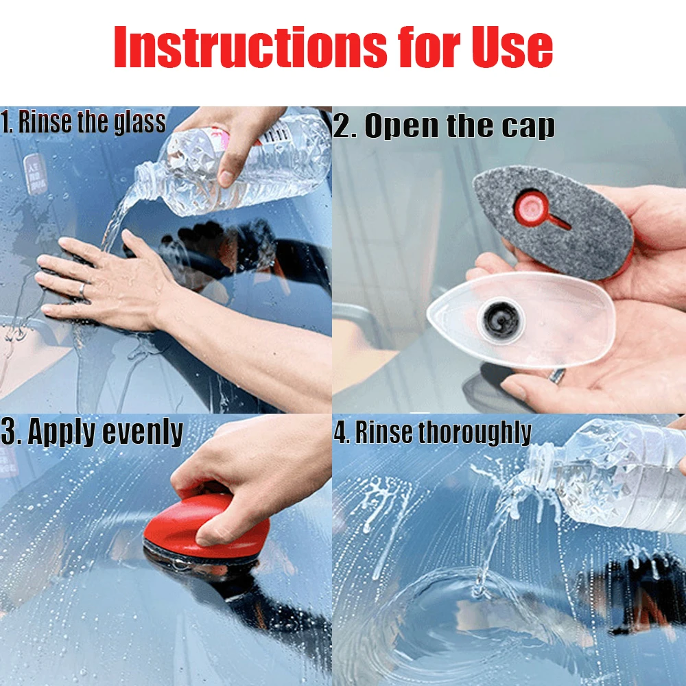 Windshield Cleaner Power 2.0 Upgrade Edition Glass Shine Gloss Mouse Film Remover Car Windshield Cleaner