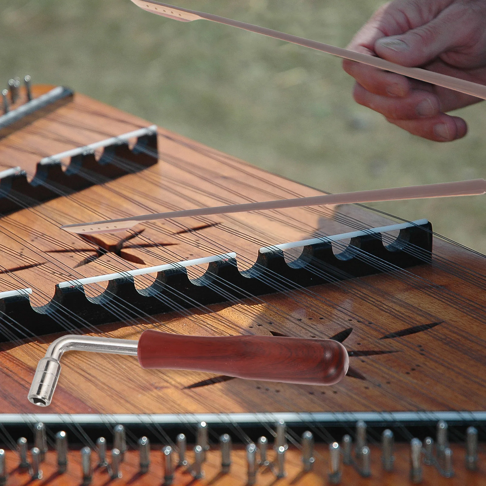 

Guzheng Tuning Wrench Tool Professional Wrench Accessory High Hardness Material Convenient Carry Good Tone Effect