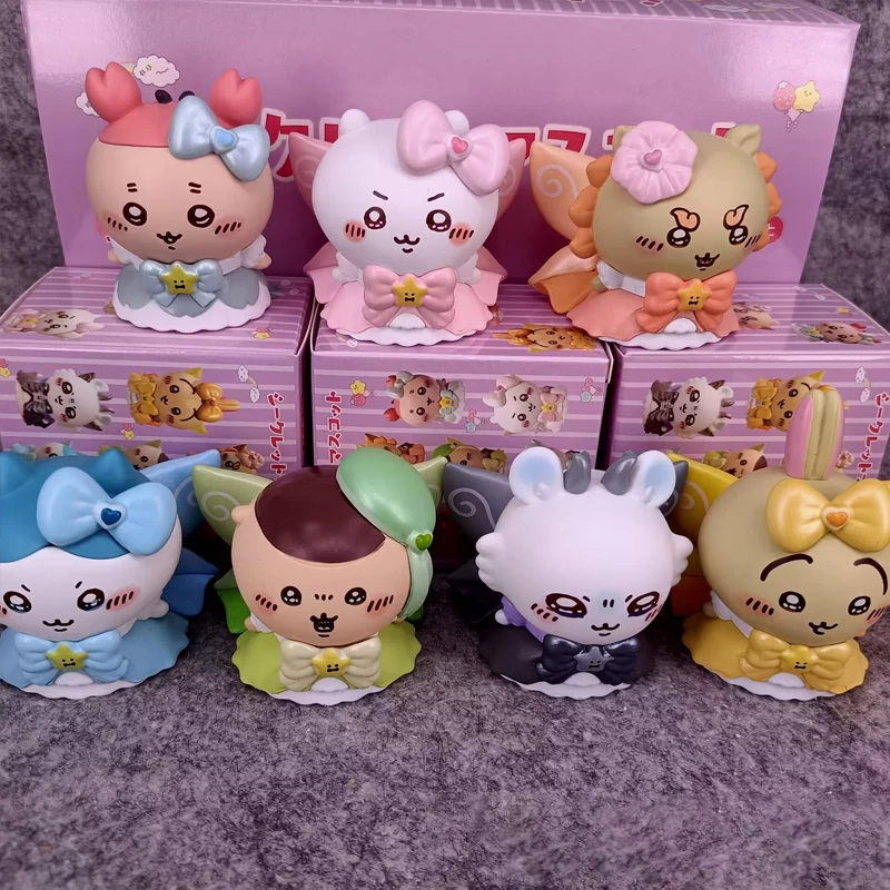 

Trendy Toys Cute Chiikawa Butterfly Fairy Cute Ornaments Model 7pcs Pvc Doll Ornaments Desktop Viewing Decoration Holiday Gift