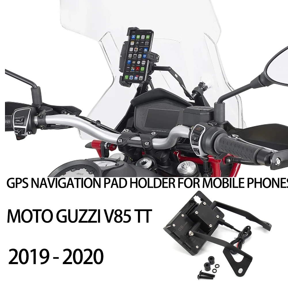 

Soporte de placa de navegación GPS para teléfono móvil, accesorios de motocicleta FOR MOTO GUZZI V85 TT V85TT 2019 - 2020