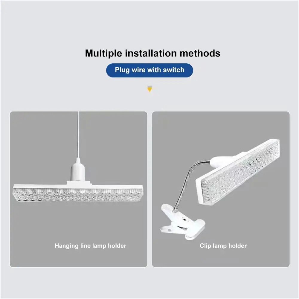 Bombilla de tira de luz led superbrillante E2718W/24W, lámpara de techo de tornillo para el hogar, brillo de alta potencia, Bombilla de cristal larga