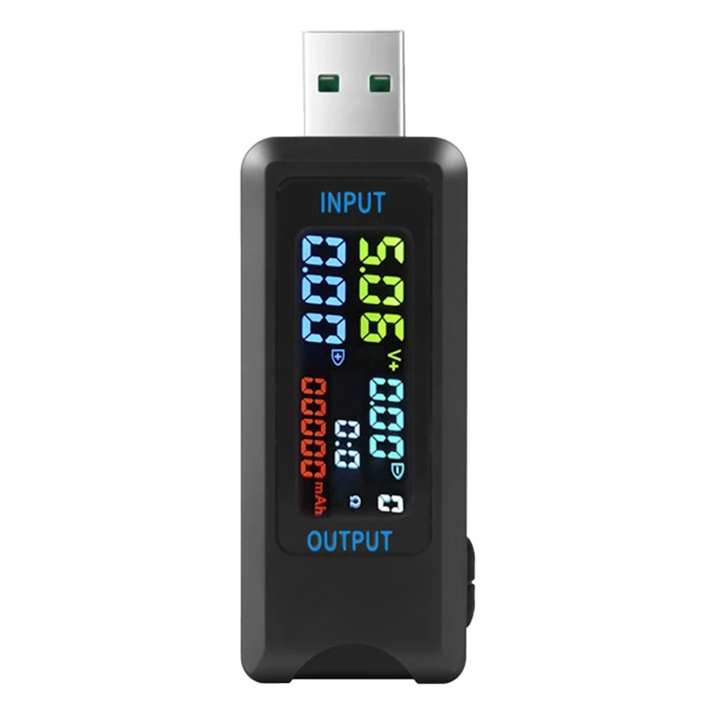 1 Piece DC Digital Voltmeter Amperimetro Current Voltage Amp Ammeter Detector USB Tester ABS Power Bank Charger Indicator