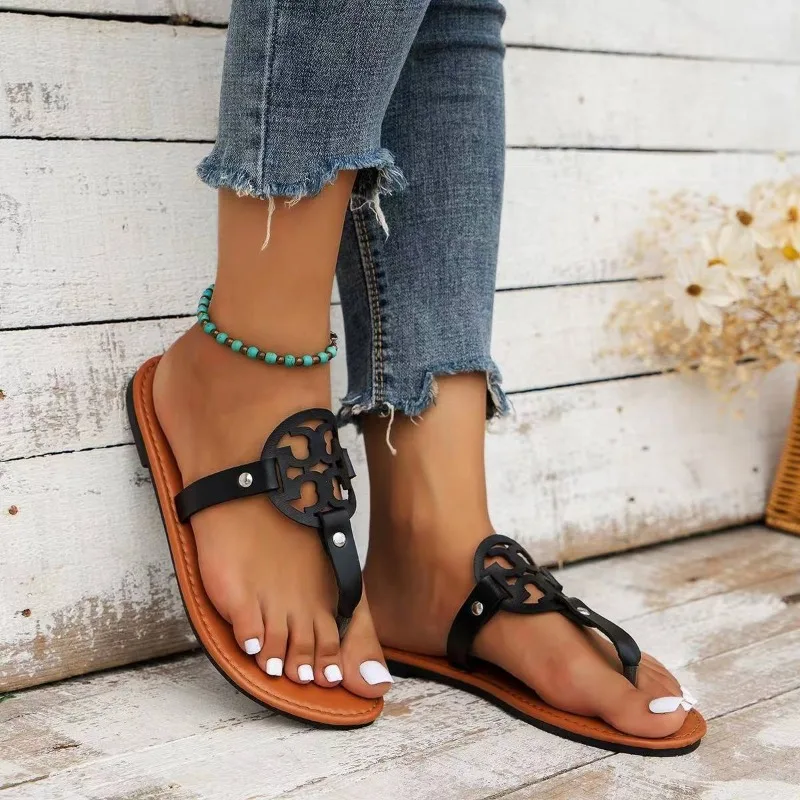 Chaussons pour femmes 2025 été sandales plaques claquette femme tongs femme dames diapositives femme chaussures décontractées tongs
