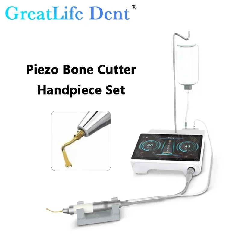 GreatLife Dent Dental Touch Screen Ultrasonic Surgery Unit Piezo Bone Cutter Motor Ultrasurgery Piezosurgery Device With 6 Tips