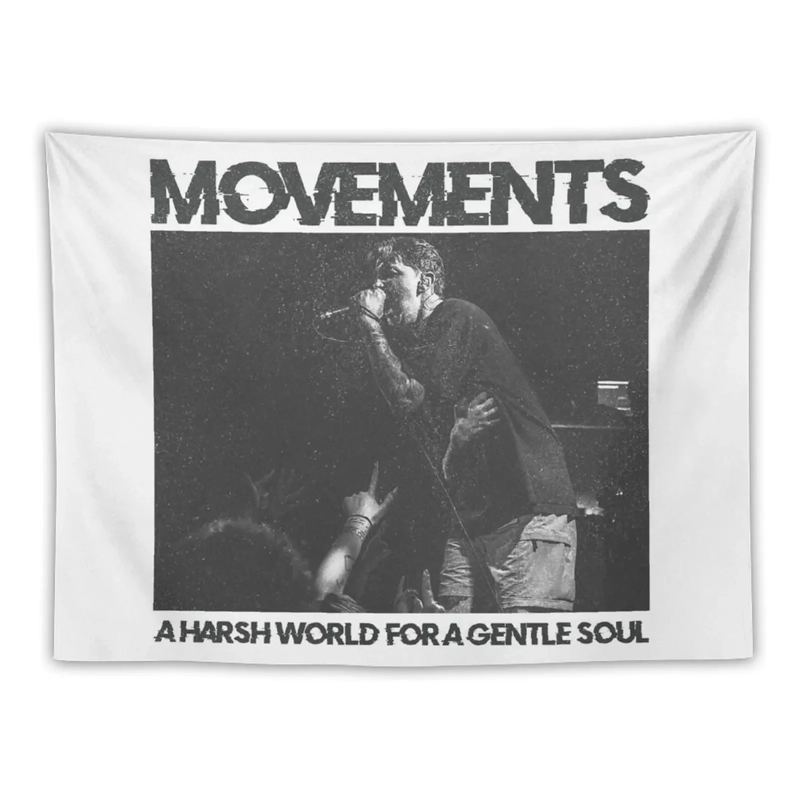 Movements - A Harsh World For a Gentle Soul - Living Apology Tapestry Home Decorators Decorative Wall Murals Tapestry