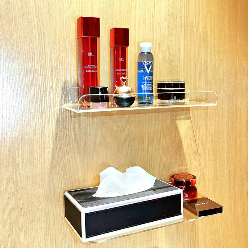 Cosmetics Wall-mounted Rack Without Punching Holes The Wall Toilet Storage Rack Washbasin Bathroom Storage Box Shelf