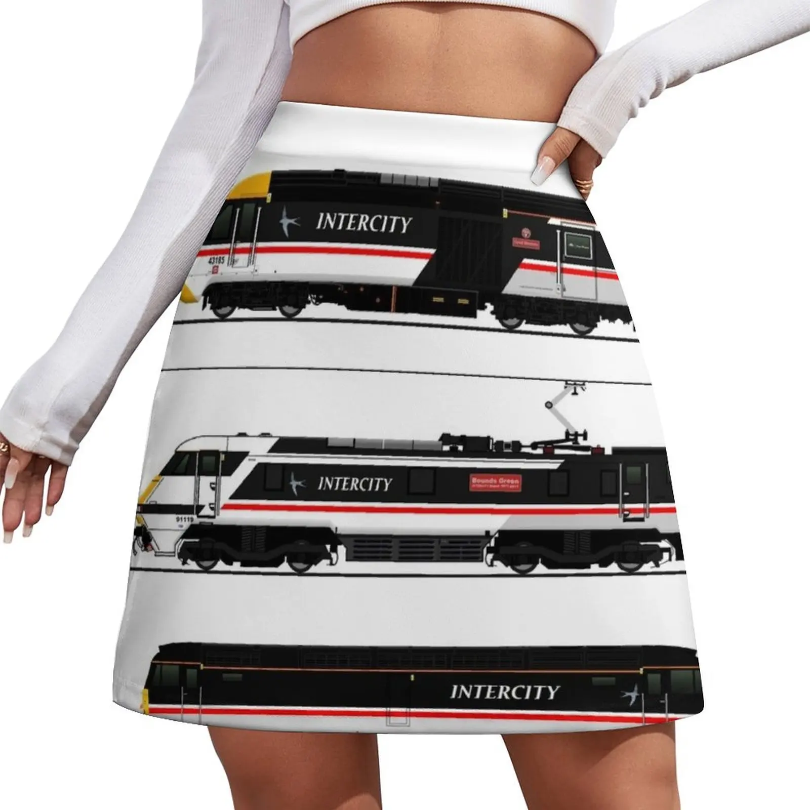 

INTERCITY TRAINS Mini Skirt midi skirt for women women's clothing summer 2025 novelties skirts for womens 2025 Mini Skirt