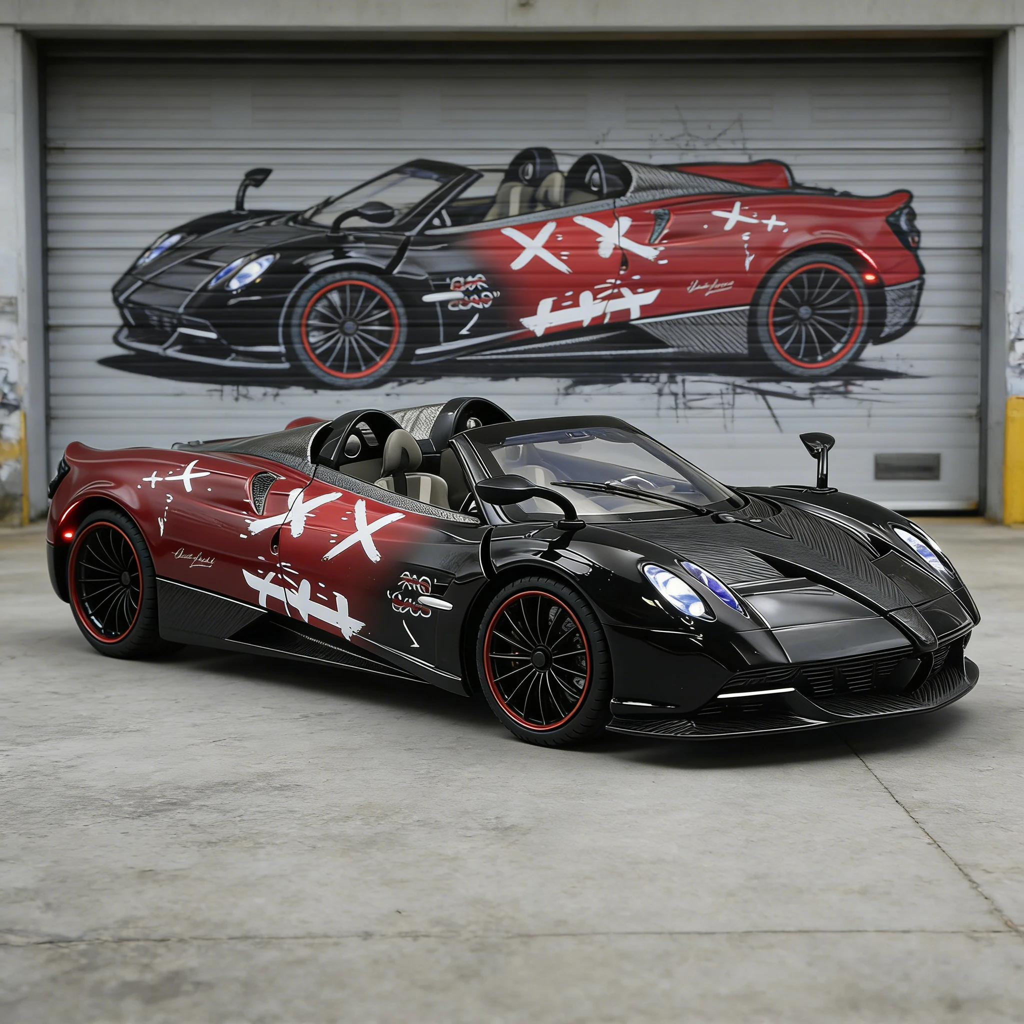 

1/24 Pagani Alloy Car Model Sports Car Sound and Light Toys Need for Speed ​​co-branded Collection Ornaments