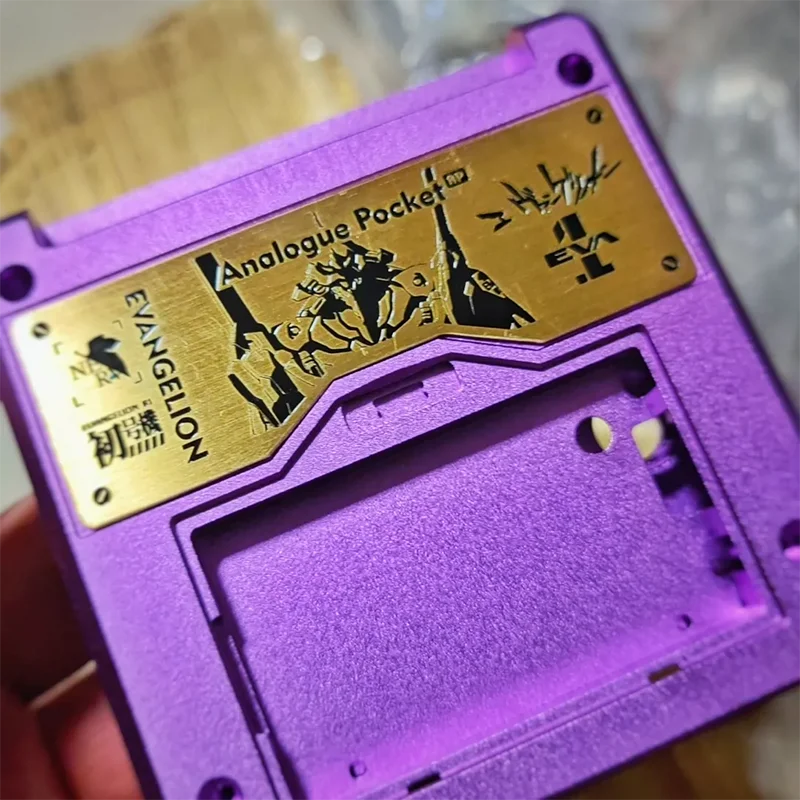Gbasp 플립폰 에바 테마 아날로그 포켓 유니버설 메탈 백 스티커