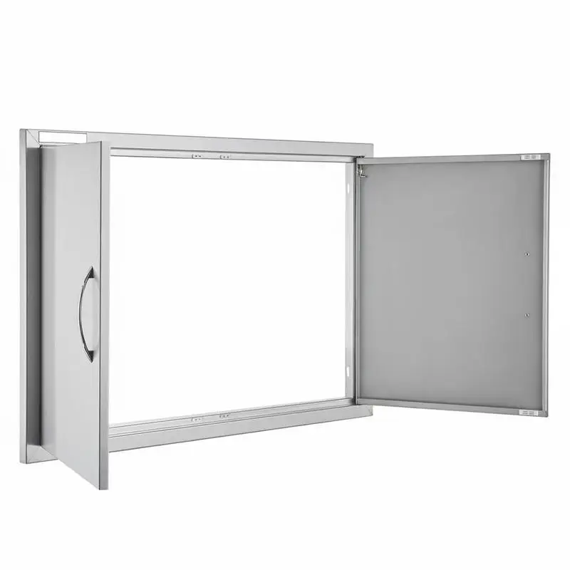 Grillzugangstür, 889 x 610 mm, doppelte Outdoor-Küchentür …
