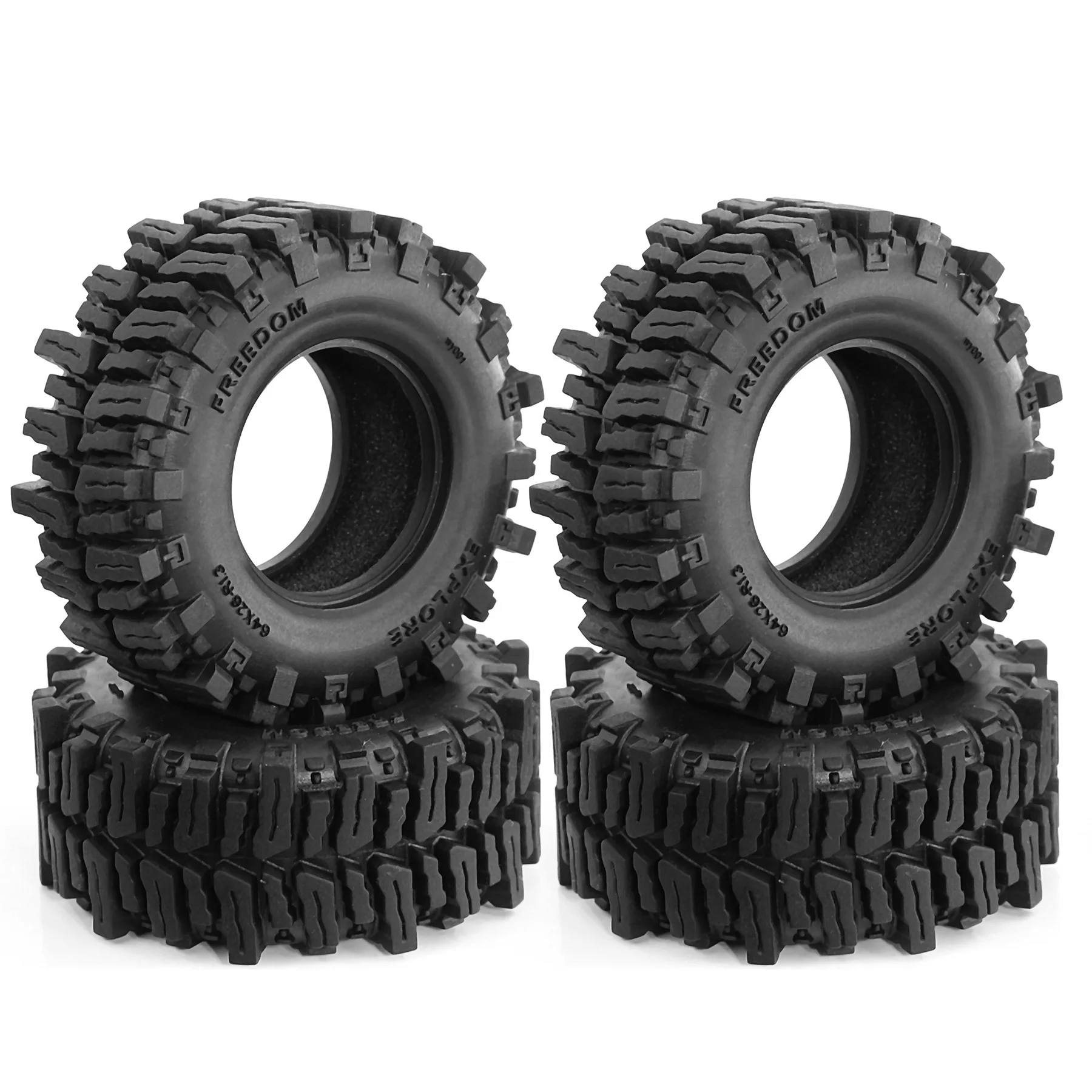 1.3 Crawler Tires Mud Slingers X Super Soft Sticky Tyre for RC 1/24 SCX24 1/18 TRX4M Upgrades