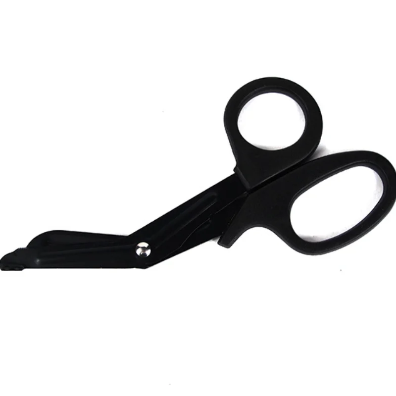 EDC Outdoor Equipment Military Regulation EMT Survival Rescue Scissors, Gauze Scissors Stainless Steel Elbow First Aid Scissors