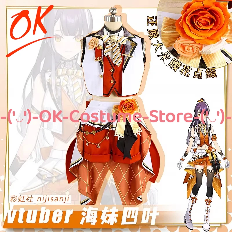 

[Customized Size] NIJISANJI VTuber Umise Yotsuha Cosplay Costume Anime Character Outfit Halloween Carnival Party Uniform Suit