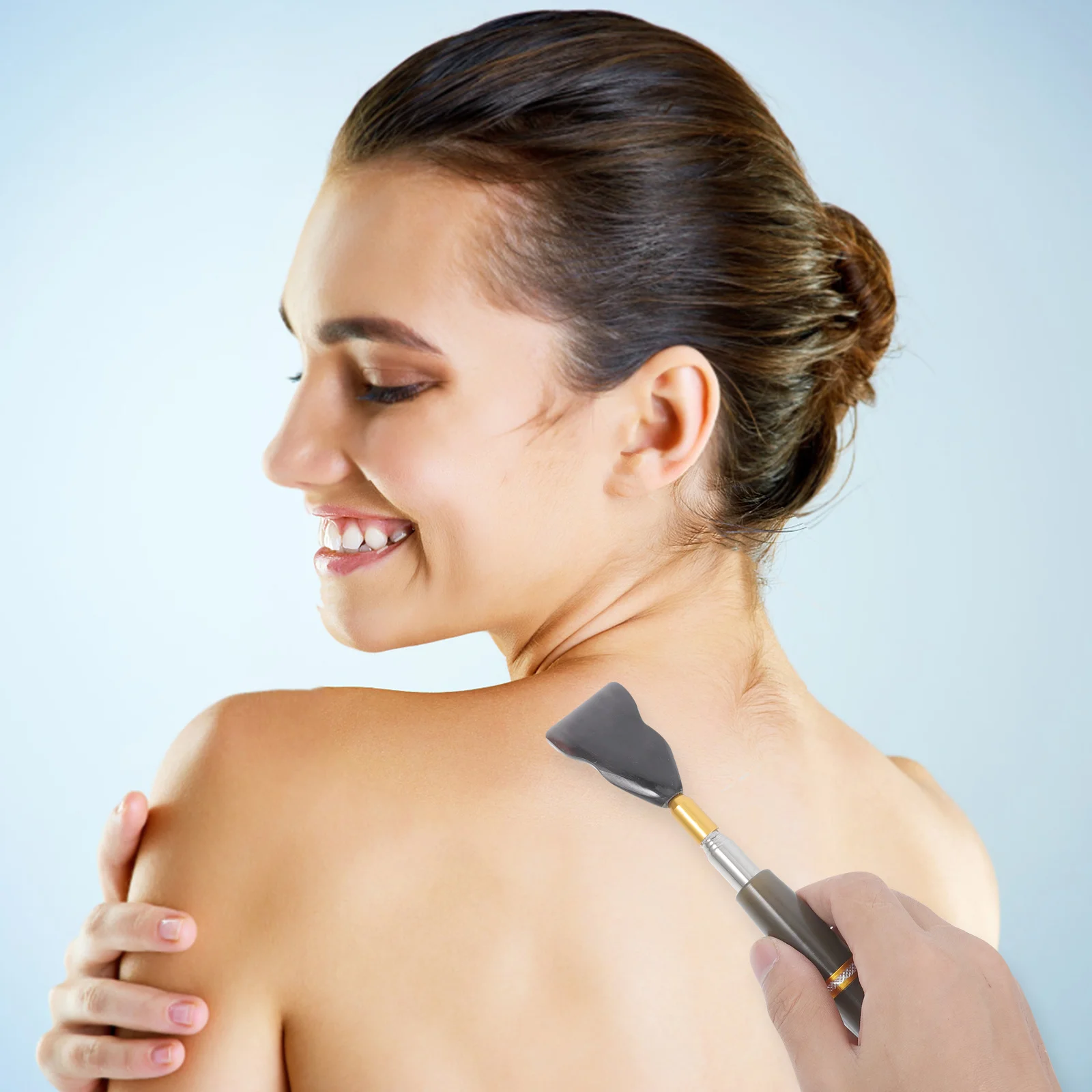 

1Pcs Telescoping Back Scratchers Stainless Steel Multifunctional Itch Relief Scratcher Extendable Body Massager for All Ages