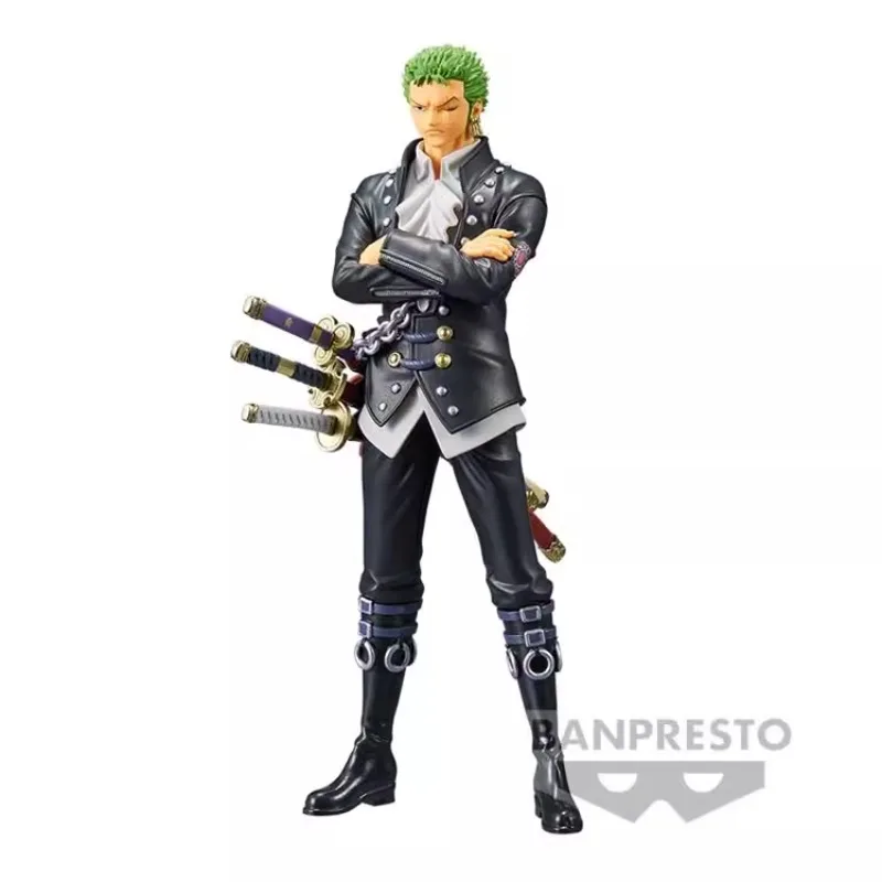 Bandai Original One Piece Anime Modell DXF Vol.3 Roronoa Zoro Action Figur Spielzeug Sammeln Ornamente Geschenke für Kinder