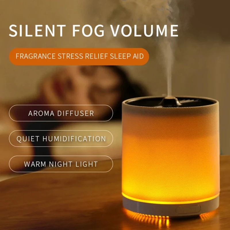 Fabric Essential Oil Atomization Aromatherapy Machine USB Warm Night Light Silent Humidification Aromatherapy Machine