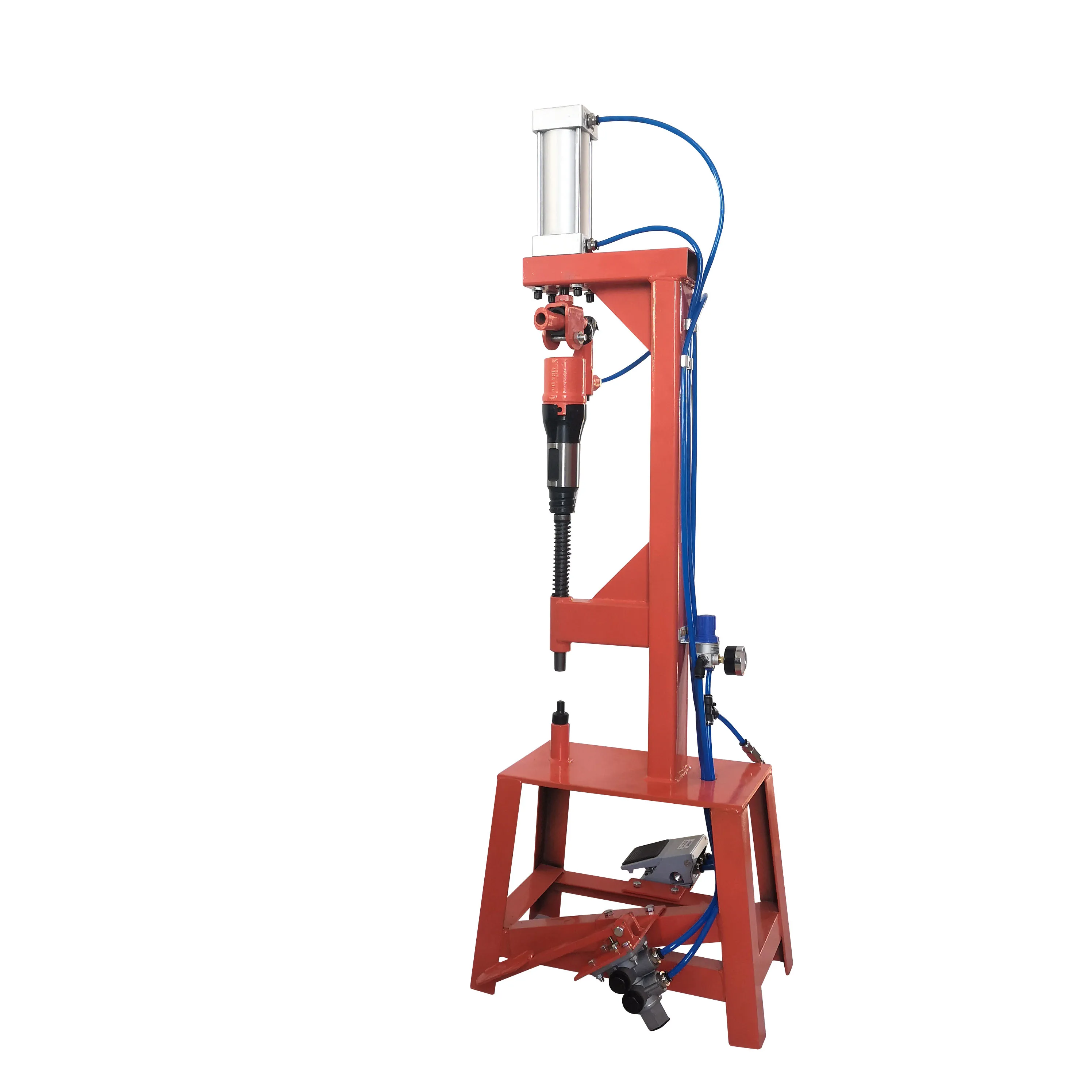 

Pneumatic Vertical Brake Pad Riveting Machine - C4 Air Hammer for Auto Repair Workshop