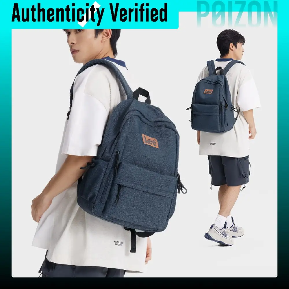 Lee Oxford With Polyester Backpack Regular Unisex Denim Blue LE230030M-503 view 5