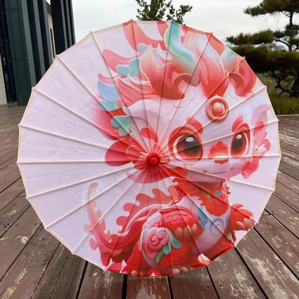 

56 см зонтик с веером в китайском античном стиле, 10 цветов, косплей, зонтик Hanfu из масляной бумаги, шелковая ткань, классический зонт в японском стиле