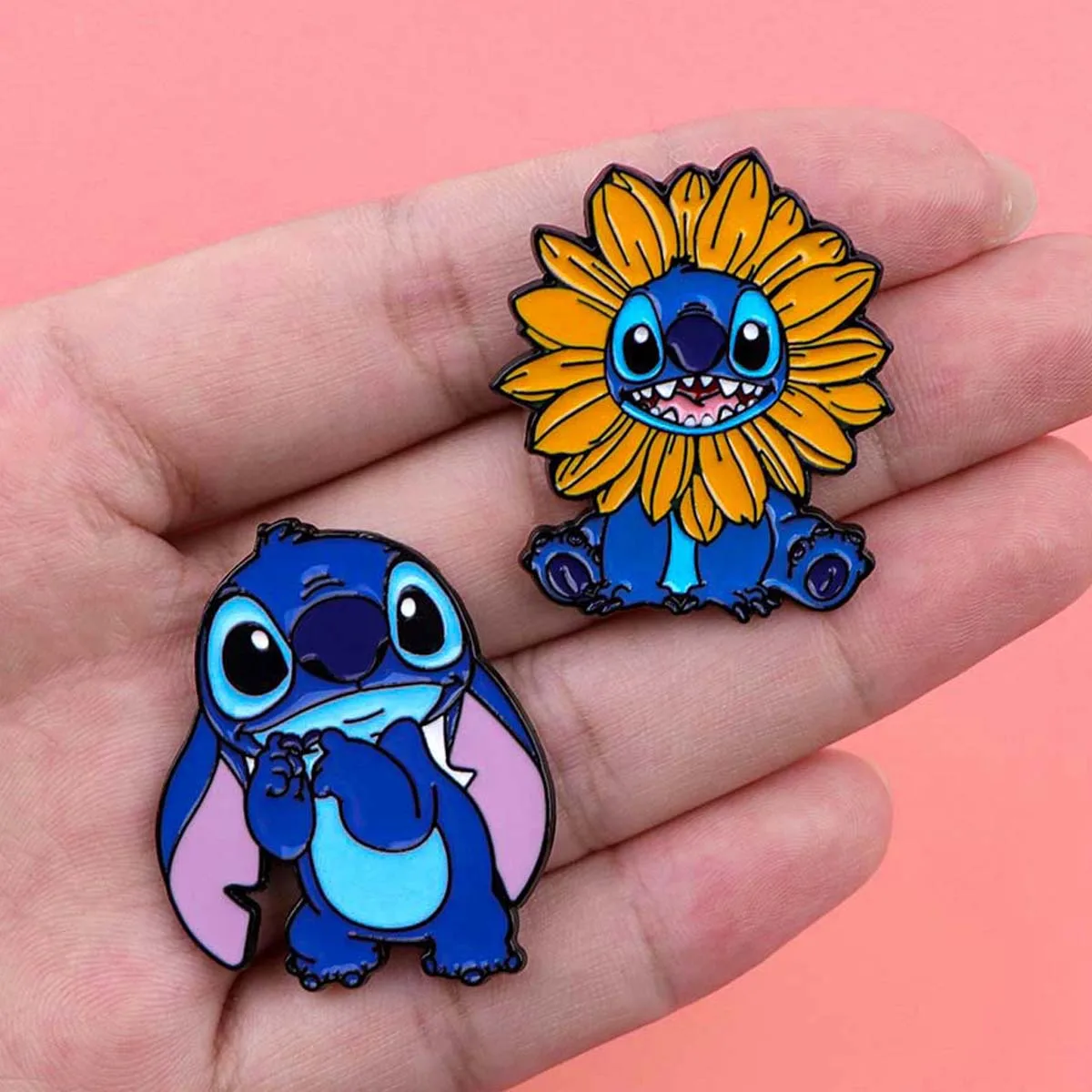 Cartoon Anime Stitch Enamel Pin Brooch for Women Lapel Pin Badge on Backpack Clothes Accessories Fashion Jewelry Halloween Gifts image 3