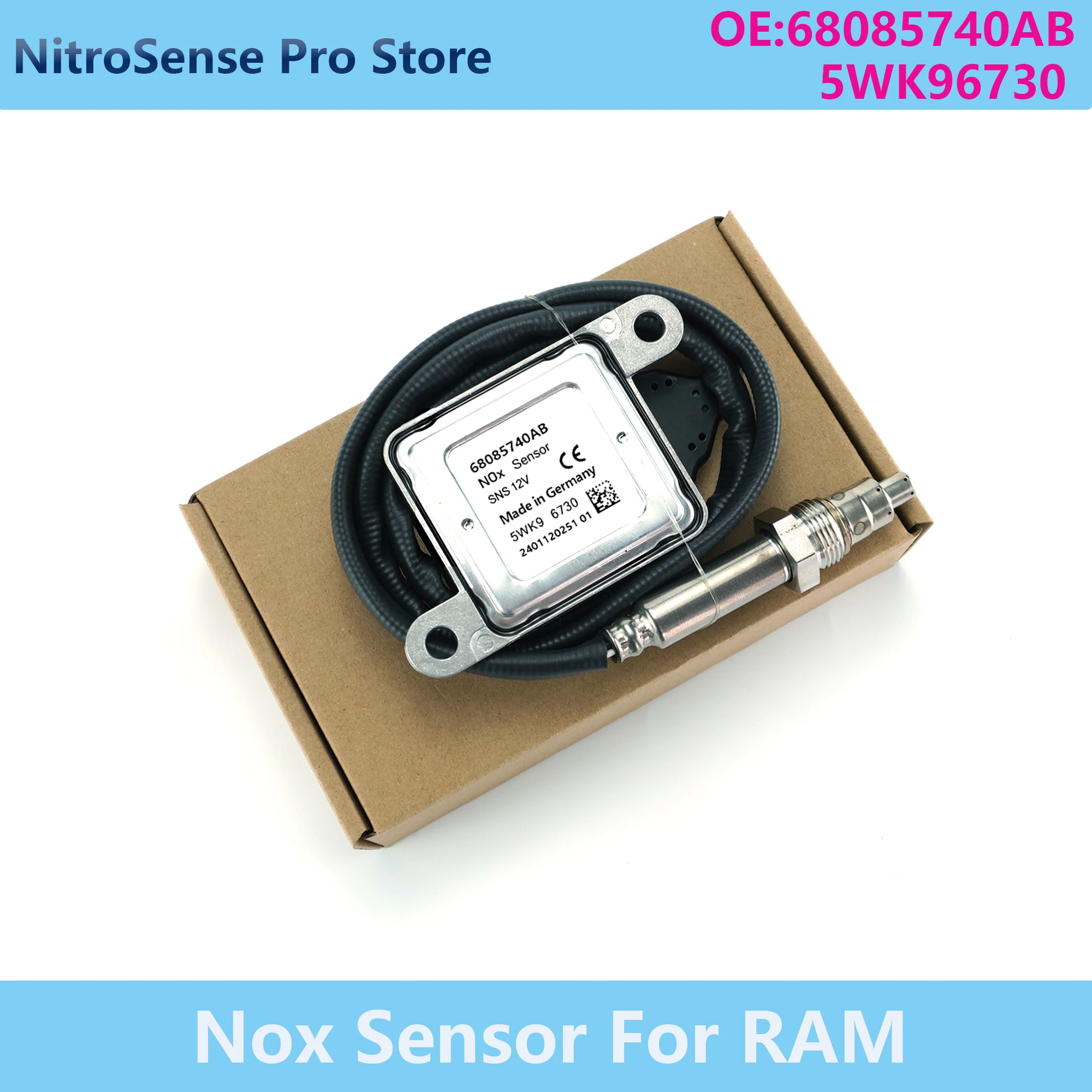 

5WK9 6730 5WK96730 68085740AB High Quality New Nitrogen Oxide Sensor NOx Sensor for CHRYSLER Diesel 2013 2014 2015