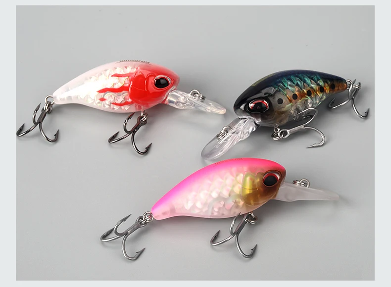 Kingdom Floating Crankbaits Minnow 6 g 6,5 g 10,5 g Geräusch künstliche harte Köder 3 Arten Lippenbarsch Hecht Forelle Süßwasser-Angelköder – Detail 12