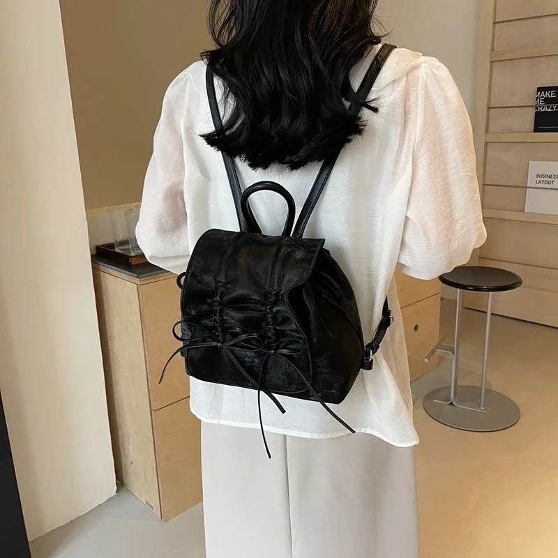 Solid Casual Fashion Backpacks Hasp Interior Zipper Pocket 2024 Hot Sale Bags for Women Trend Simplicity Mochilas Para Mujer