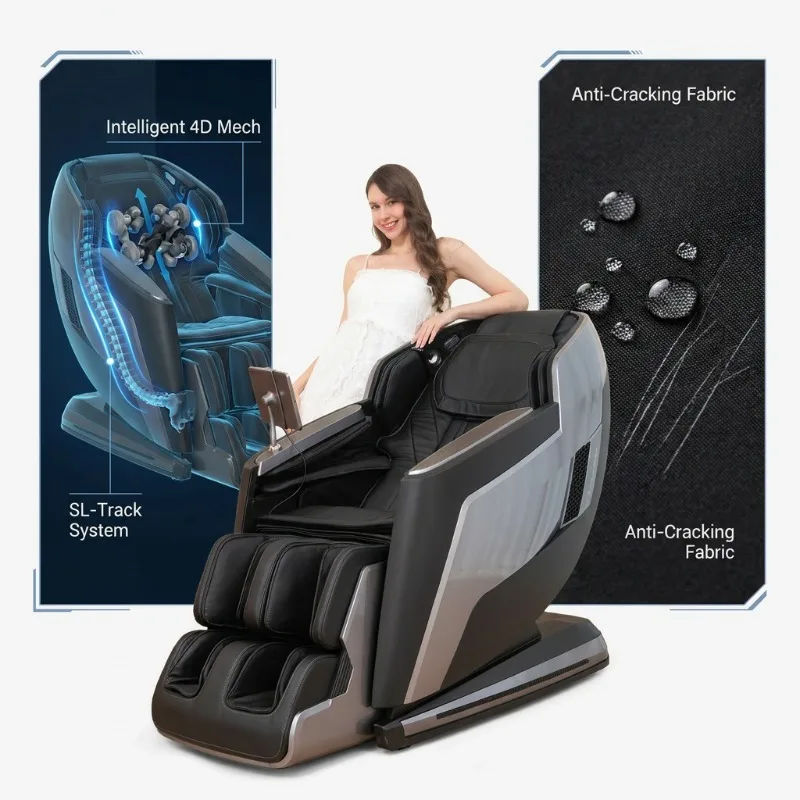 Commercial Office Massage Chair Zero Gravity Full Body Recliner with Heating Foot Rollers Bulk Price