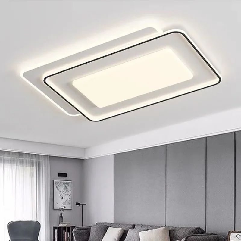 Salon intelligent et simple, plafond de chambre à coucher, maison entière, moderne, 040