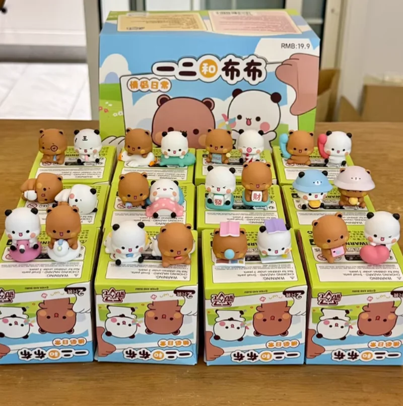 

Оригинальная серия Yier And Bubu Daily Life: коллекционная фигурка Bubu Dudu в закрытой упаковке, украшение для стола, сюрприз-бокс, подарок на день рождения
