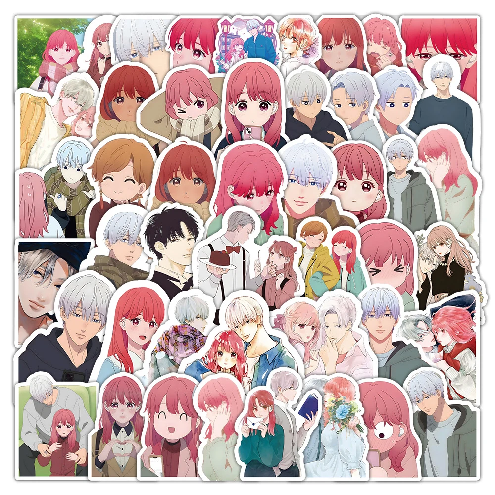 10/30/50 Stuks Anime Een Teken Van Genegenheid Stickers Schattige Cartoon Stickers Diy Telefoon Waterfles Plakboek Waterdicht Graffiti Sticker