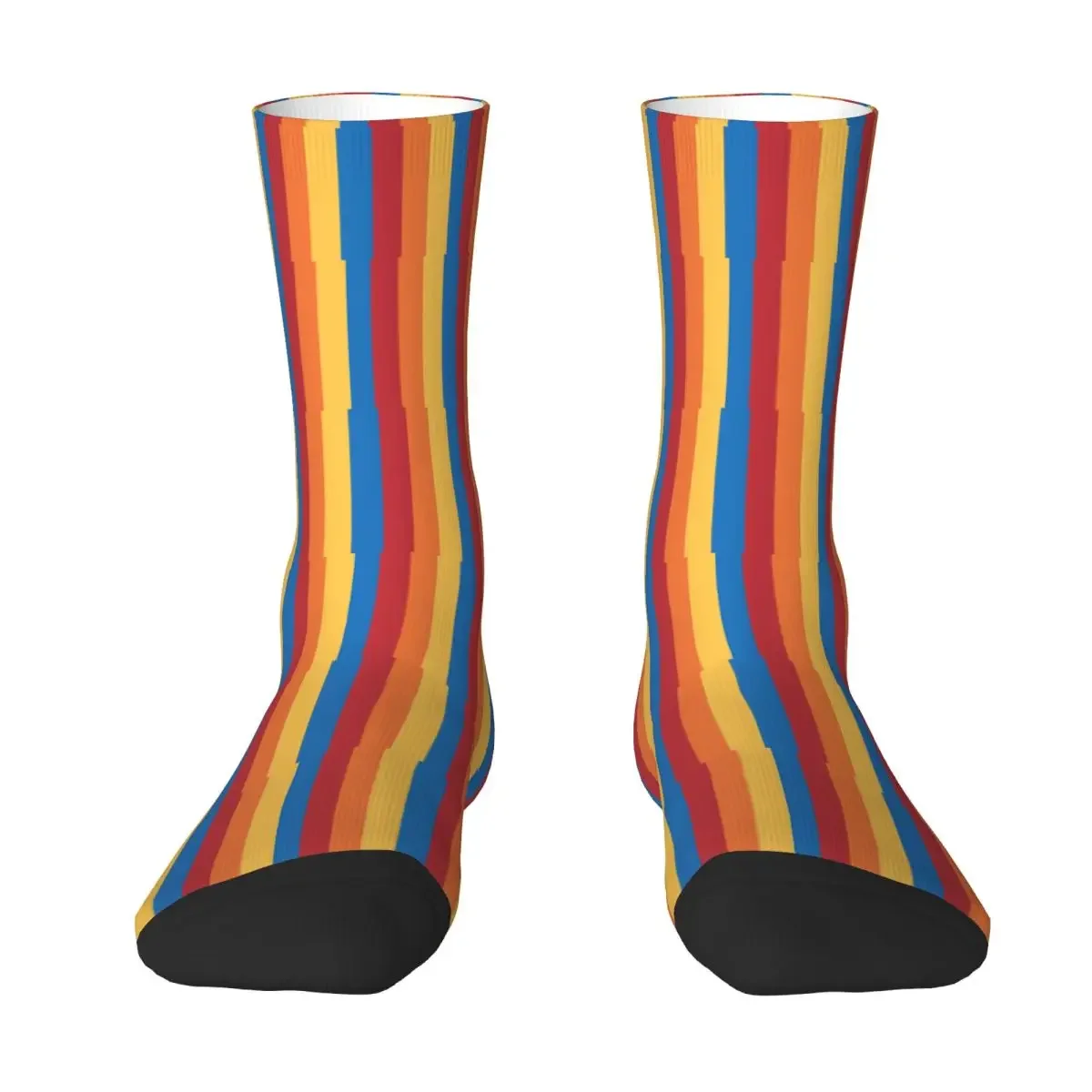 Calcetines a rayas Wally Darling, medias Harajuku de alta calidad, calcetines largos para todas las estaciones, accesorios para regalo de cumpleaños para hombre y mujer